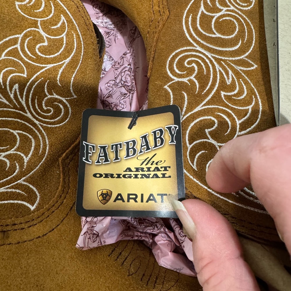 Ariat Ginger Spice  Fatbaby Boots - Picture 2 of 6